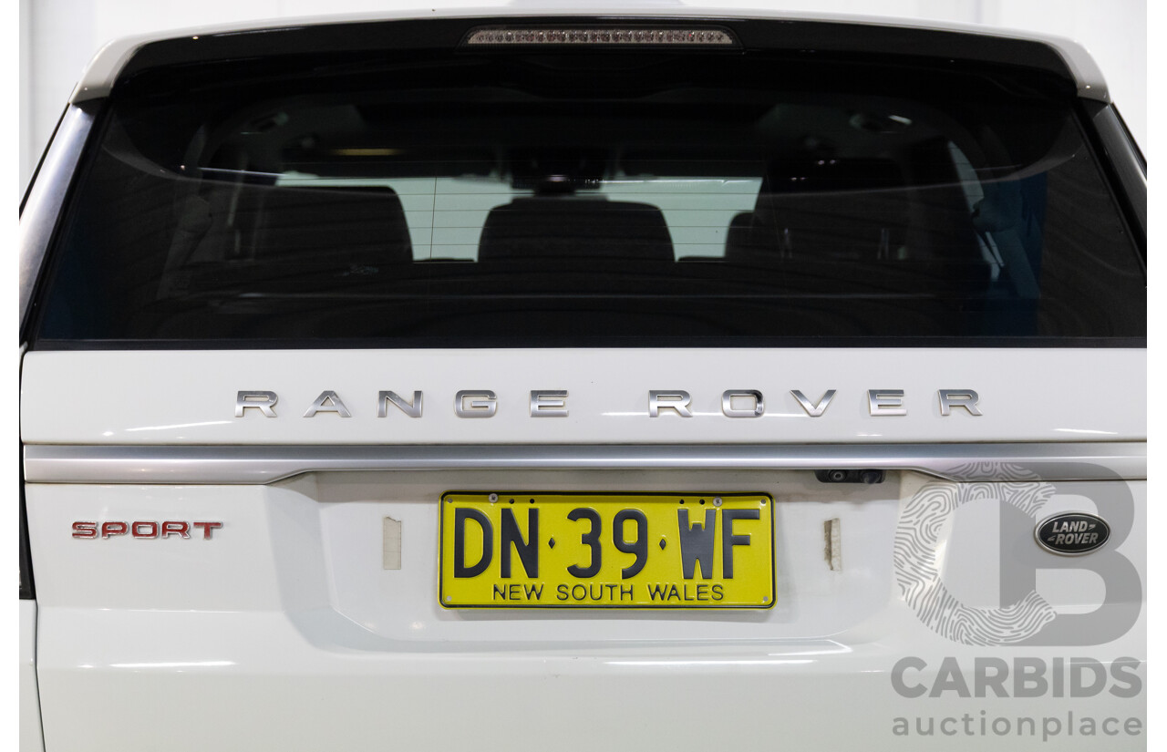 01/2017 Land Rover Range Rover Sport 3.0 TDV6 SE (AWD) LW MY17 4d Wagon Fuji White Turbo Diesel V6 3.0L