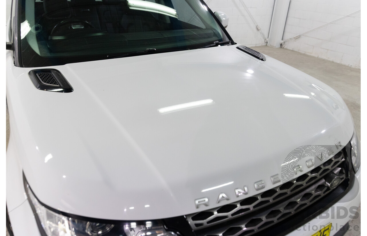 01/2017 Land Rover Range Rover Sport 3.0 TDV6 SE (AWD) LW MY17 4d Wagon Fuji White Turbo Diesel V6 3.0L