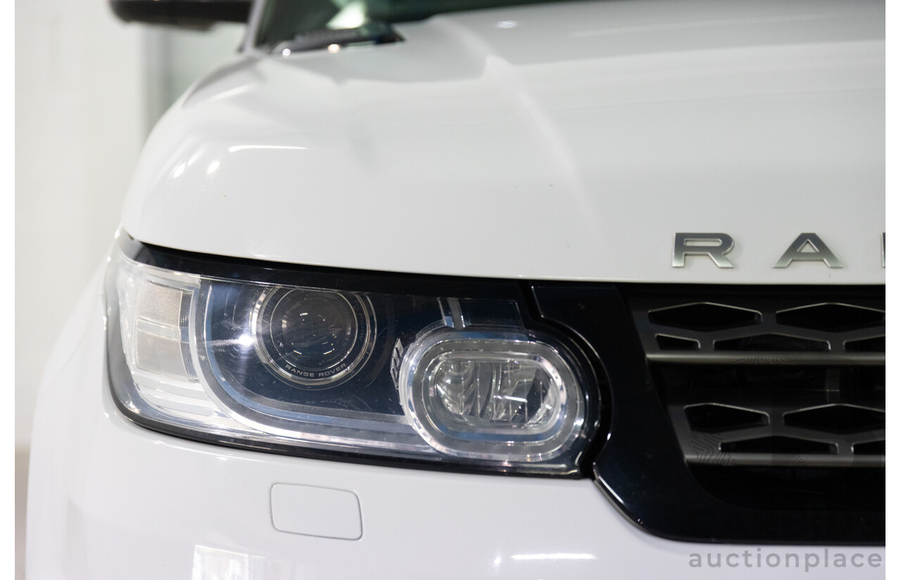 01/2017 Land Rover Range Rover Sport 3.0 TDV6 SE (AWD) LW MY17 4d Wagon Fuji White Turbo Diesel V6 3.0L