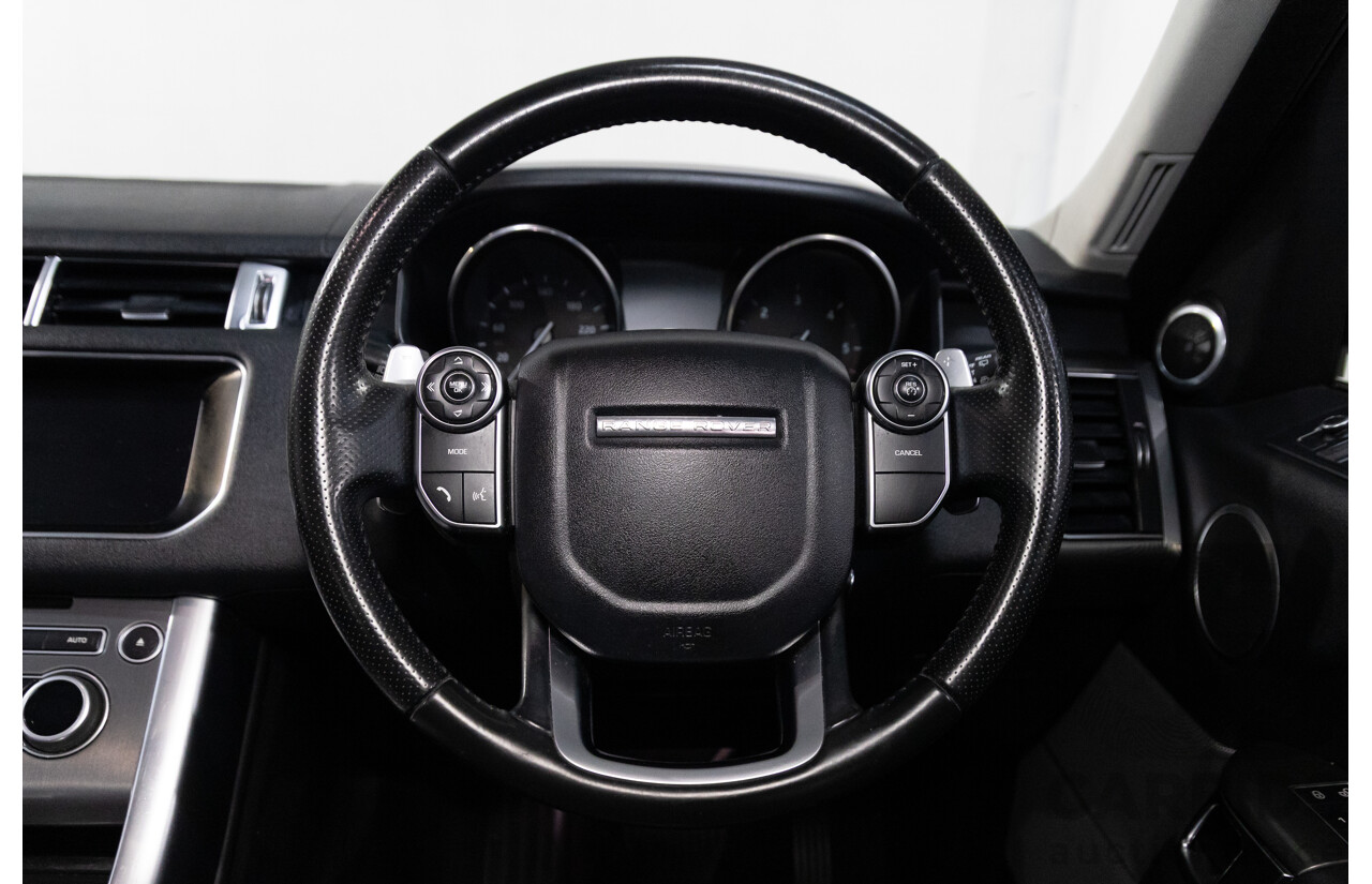 01/2017 Land Rover Range Rover Sport 3.0 TDV6 SE (AWD) LW MY17 4d Wagon Fuji White Turbo Diesel V6 3.0L