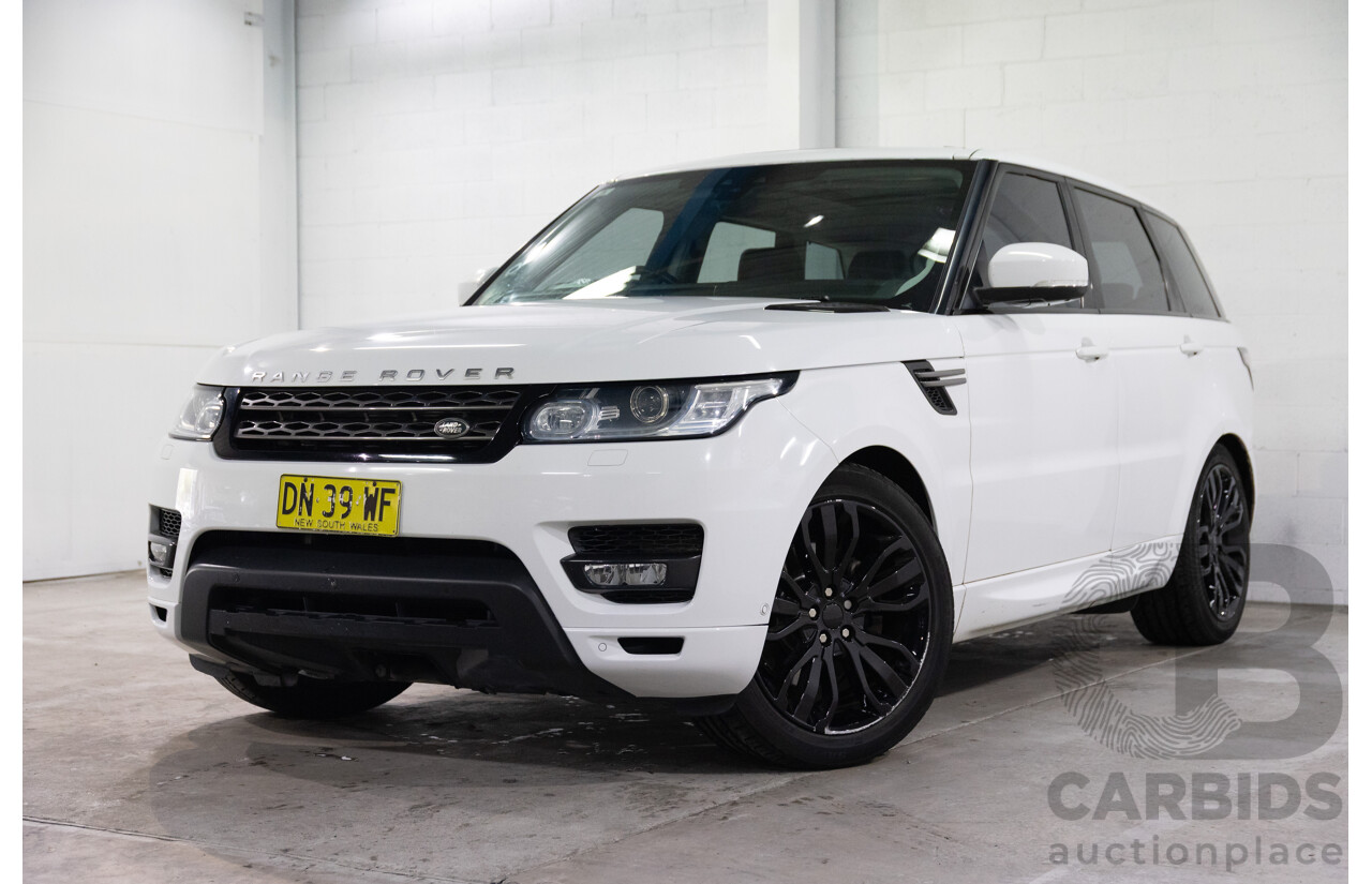 01/2017 Land Rover Range Rover Sport 3.0 TDV6 SE (AWD) LW MY17 4d Wagon Fuji White Turbo Diesel V6 3.0L
