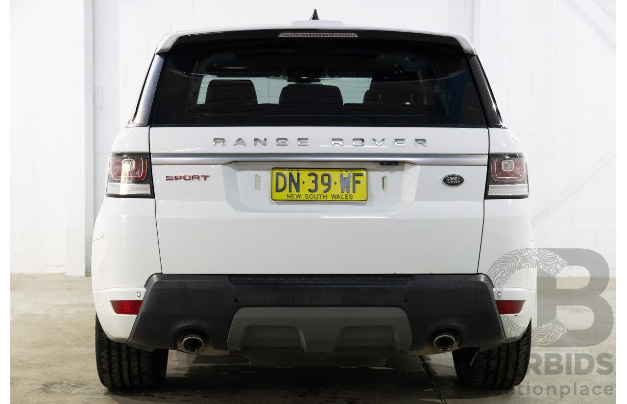 01/2017 Land Rover Range Rover Sport 3.0 TDV6 SE (AWD) LW MY17 4d Wagon Fuji White Turbo Diesel V6 3.0L