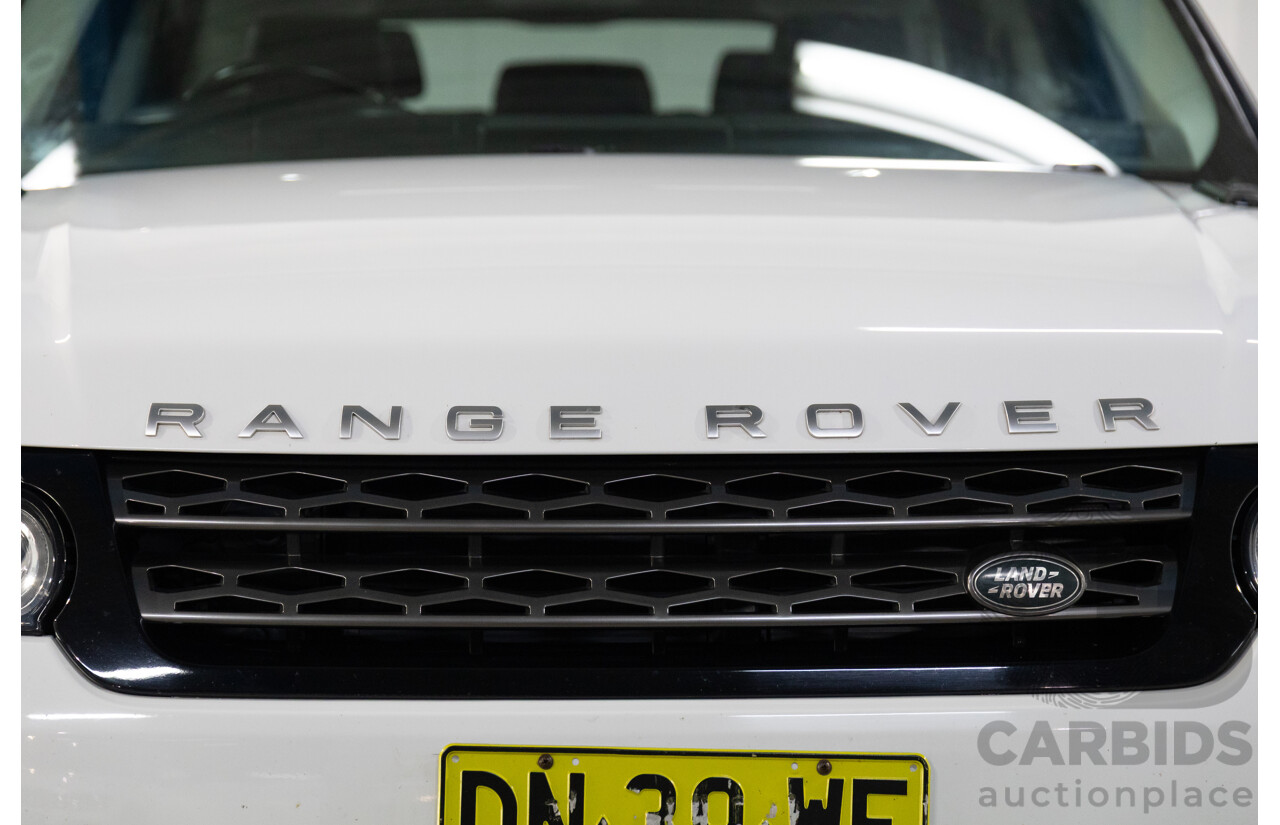 01/2017 Land Rover Range Rover Sport 3.0 TDV6 SE (AWD) LW MY17 4d Wagon Fuji White Turbo Diesel V6 3.0L