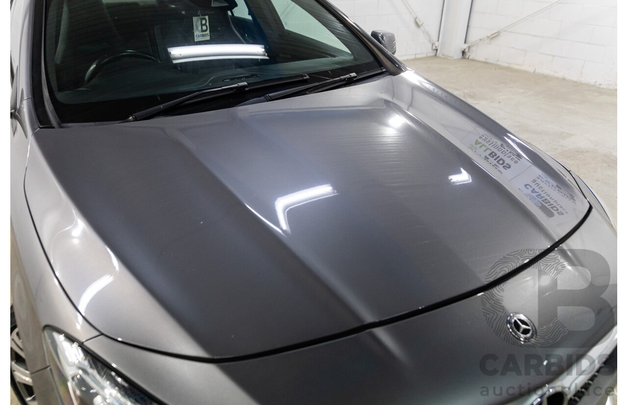 09/2018 Mercedes-Benz CLA 200 (FWD) 117 MY18.5 4d Coupe Mountain Grey Metallic Turbo 1.6L