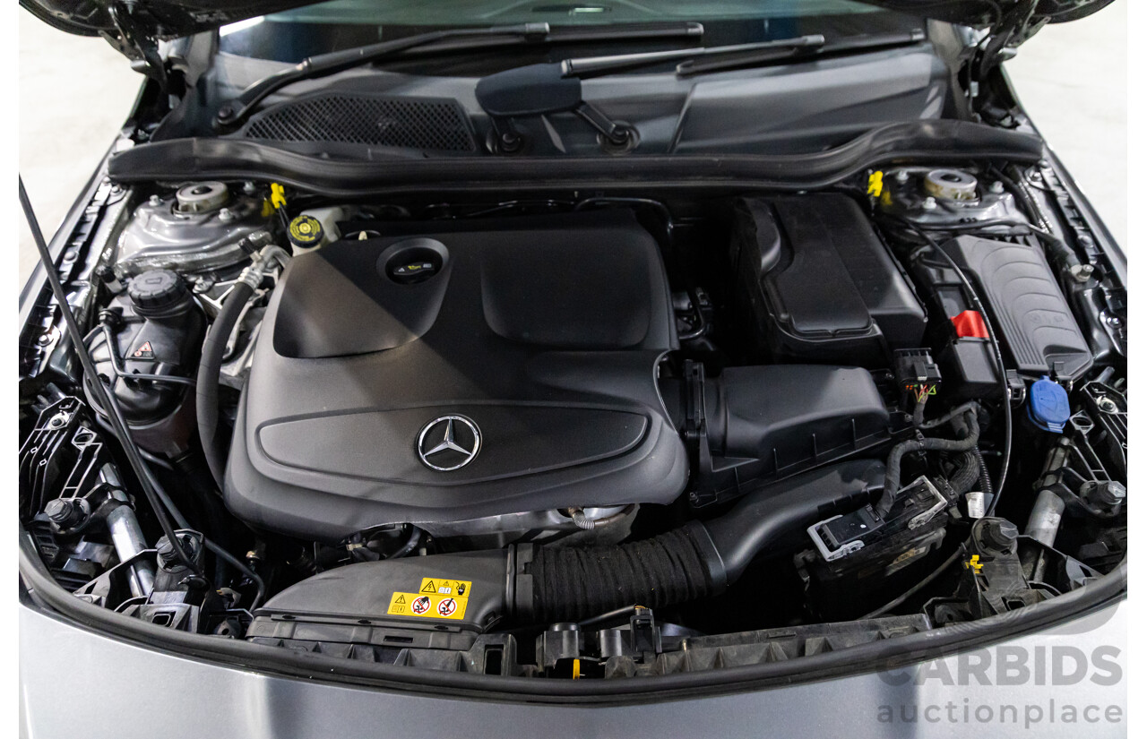 09/2018 Mercedes-Benz CLA 200 (FWD) 117 MY18.5 4d Coupe Mountain Grey Metallic Turbo 1.6L
