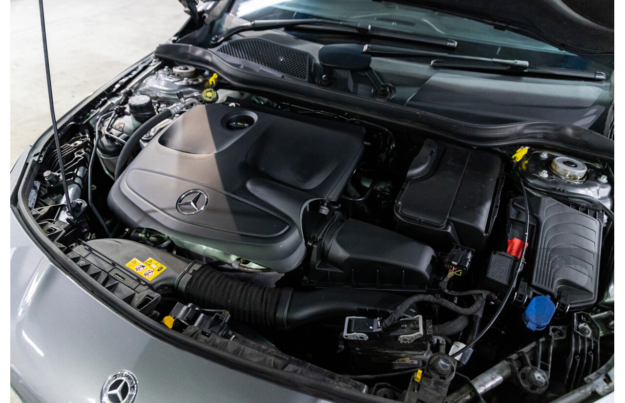 09/2018 Mercedes-Benz CLA 200 (FWD) 117 MY18.5 4d Coupe Mountain Grey Metallic Turbo 1.6L