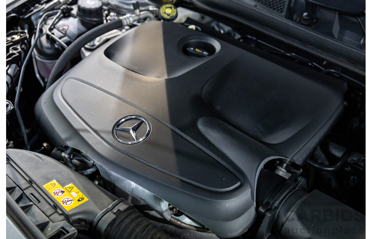 09/2018 Mercedes-Benz CLA 200 (FWD) 117 MY18.5 4d Coupe Mountain Grey Metallic Turbo 1.6L