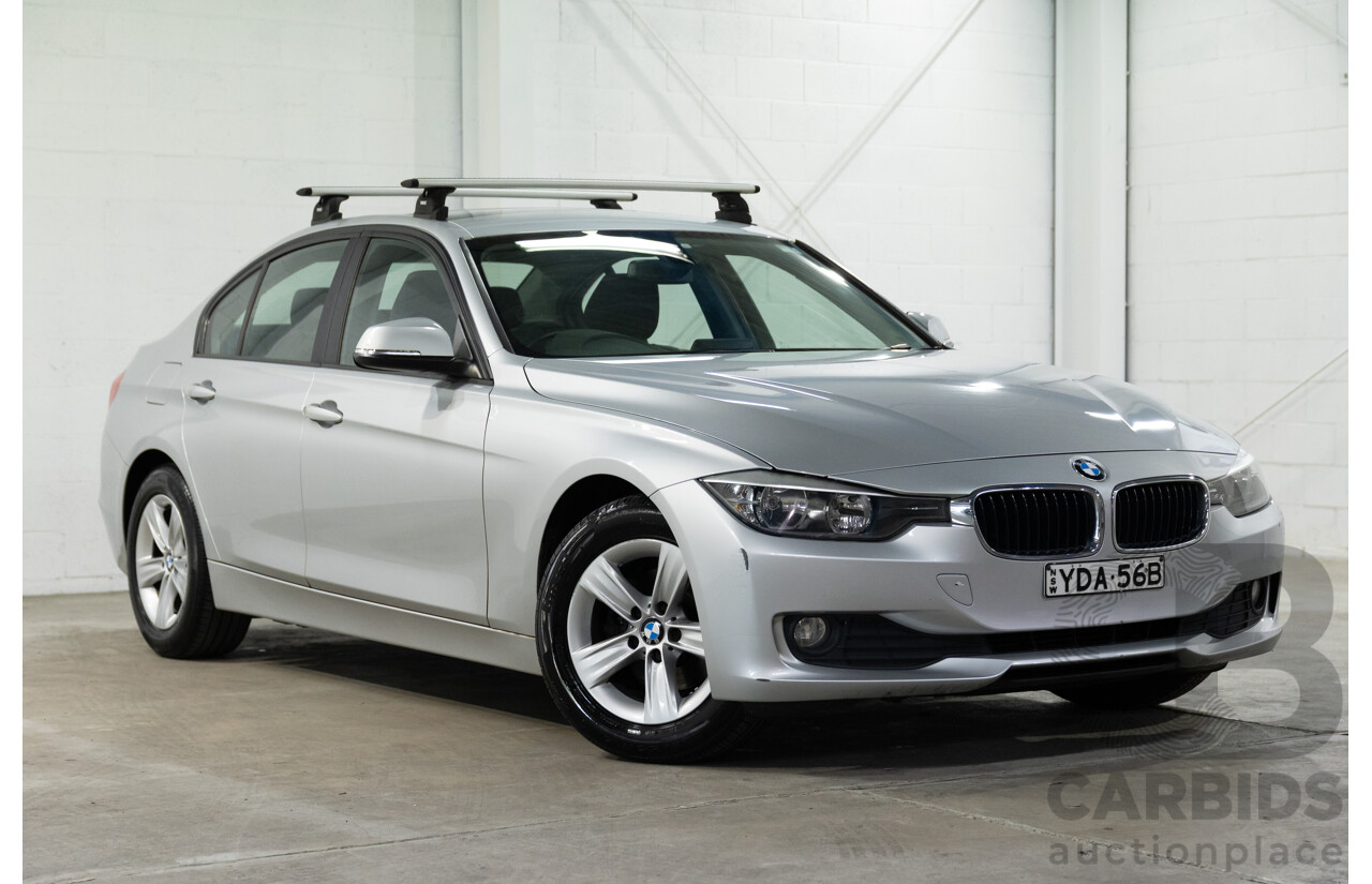 8/2014 BMW 316i F30 MY14 4d Sedan Glacier Silver Metallic Turbo 1.6L