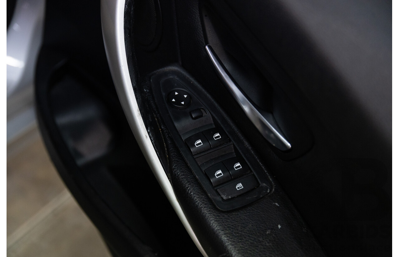 8/2014 BMW 316i F30 MY14 4d Sedan Glacier Silver Metallic Turbo 1.6L