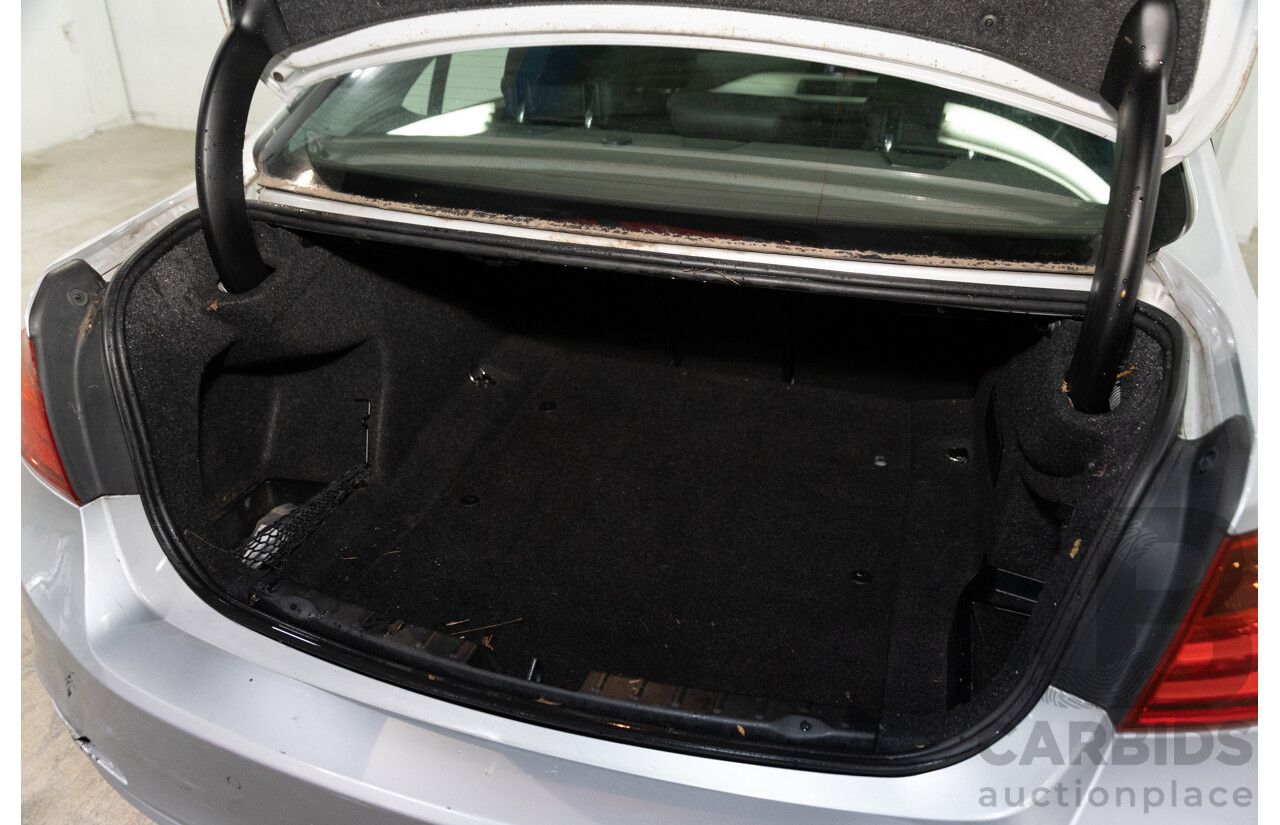 8/2014 BMW 316i F30 MY14 4d Sedan Glacier Silver Metallic Turbo 1.6L