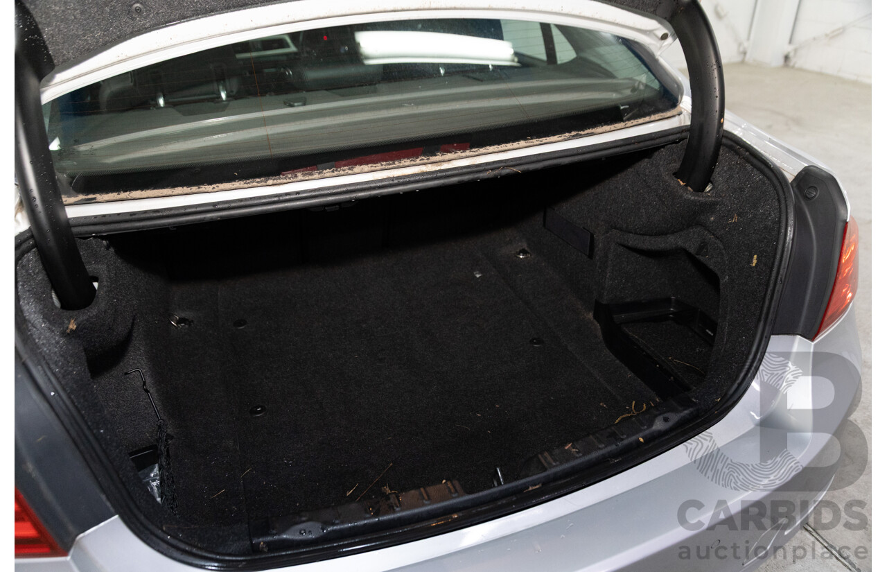 8/2014 BMW 316i F30 MY14 4d Sedan Glacier Silver Metallic Turbo 1.6L