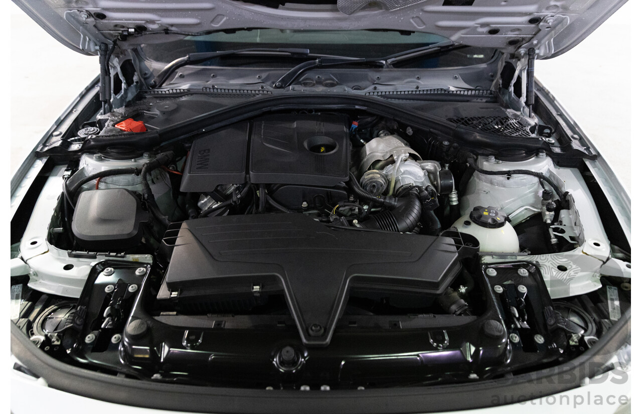 8/2014 BMW 316i F30 MY14 4d Sedan Glacier Silver Metallic Turbo 1.6L