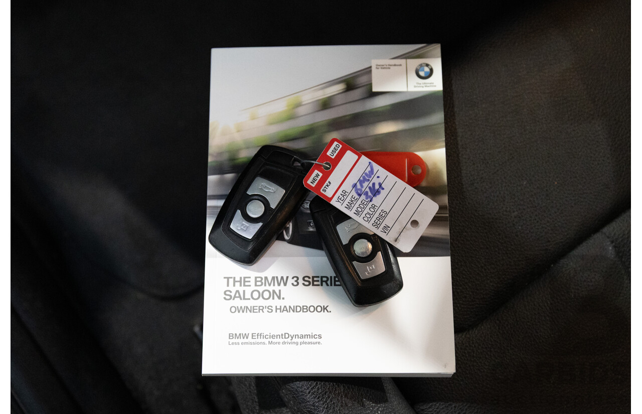 8/2014 BMW 316i F30 MY14 4d Sedan Glacier Silver Metallic Turbo 1.6L