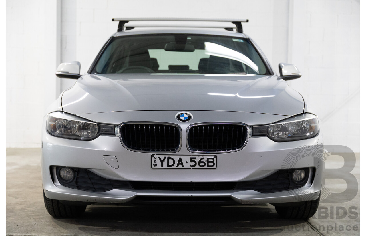 8/2014 BMW 316i F30 MY14 4d Sedan Glacier Silver Metallic Turbo 1.6L