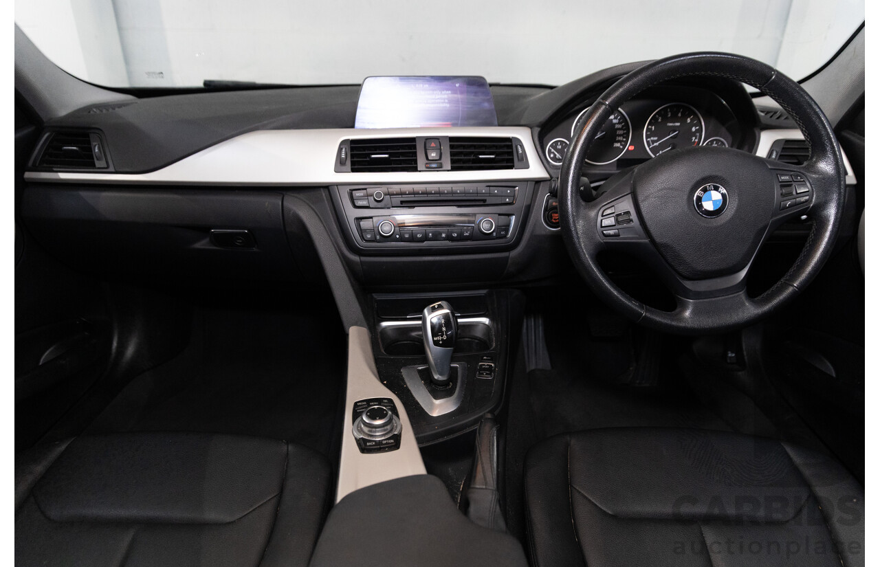 8/2014 BMW 316i F30 MY14 4d Sedan Glacier Silver Metallic Turbo 1.6L