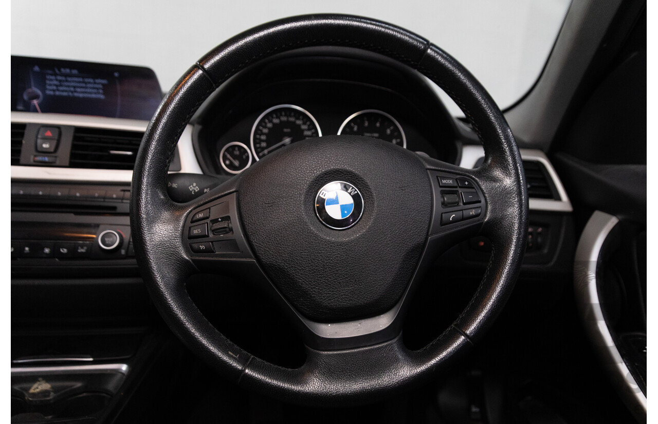 8/2014 BMW 316i F30 MY14 4d Sedan Glacier Silver Metallic Turbo 1.6L