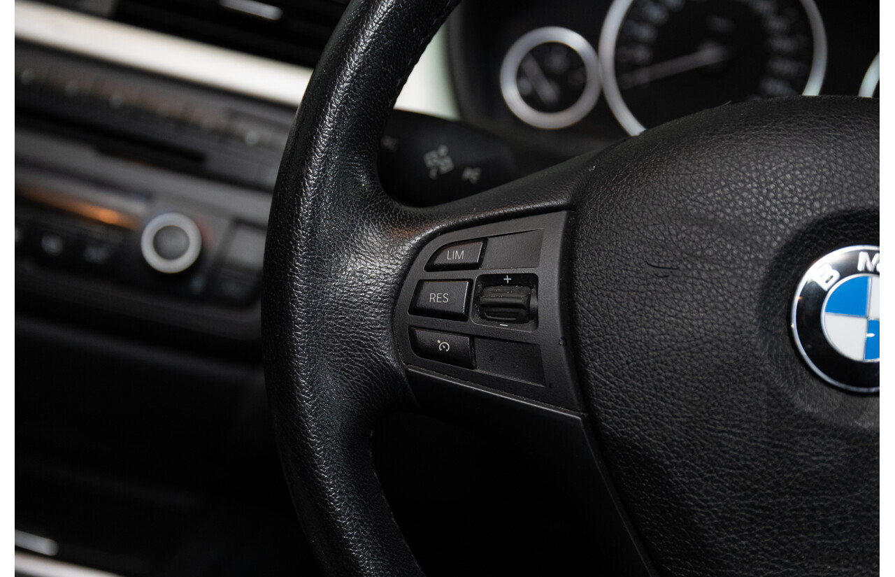 8/2014 BMW 316i F30 MY14 4d Sedan Glacier Silver Metallic Turbo 1.6L