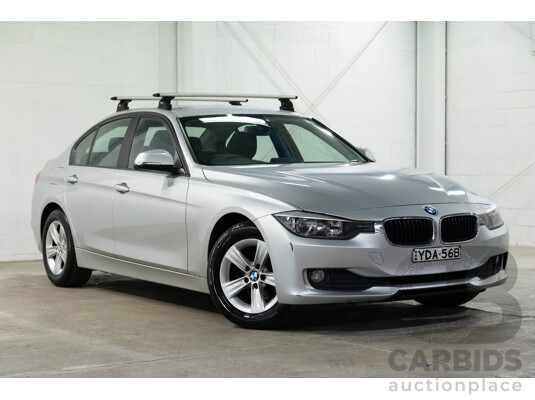 8/2014 BMW 316i F30 MY14 4d Sedan Glacier Silver Metallic Turbo 1.6L