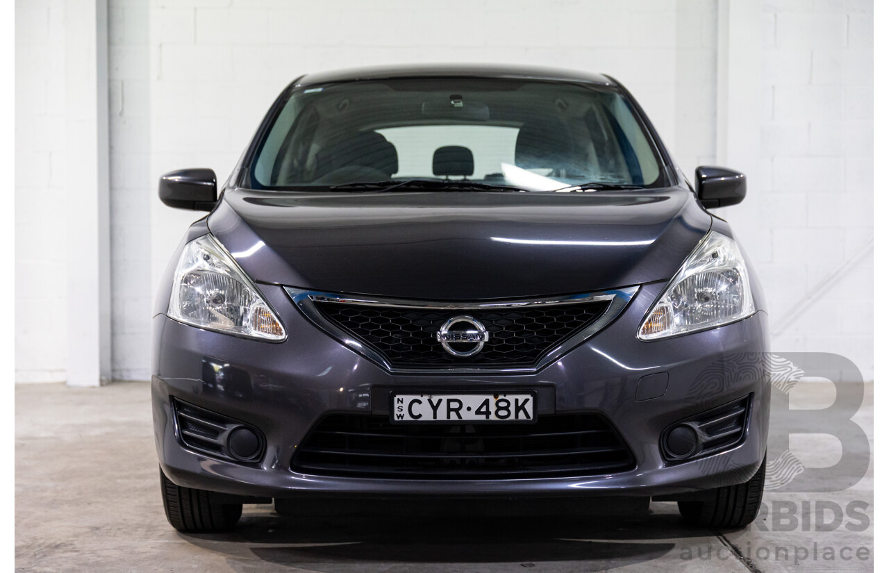 6/2014 Nissan Pulsar ST C12 5d Hatchback Storm Grey Metallic 1.8L