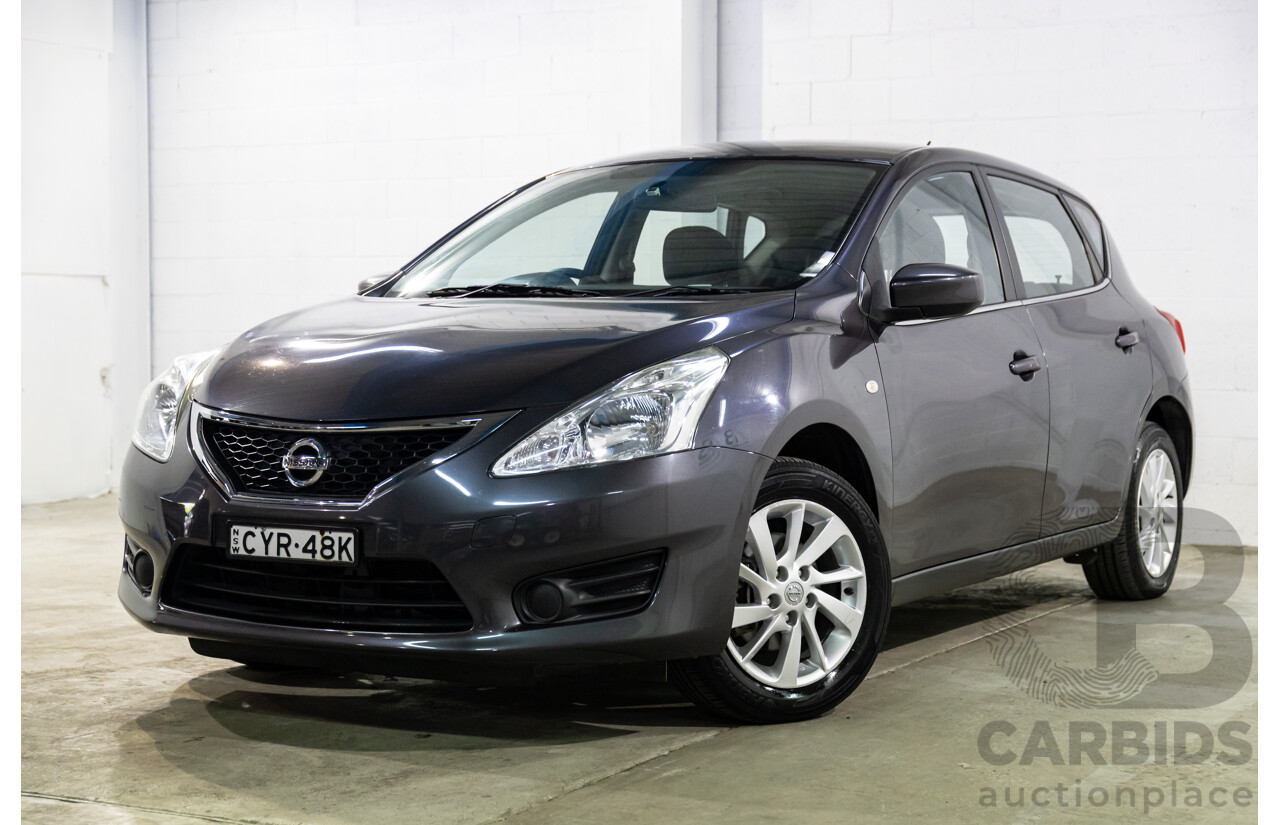 6/2014 Nissan Pulsar ST C12 5d Hatchback Storm Grey Metallic 1.8L