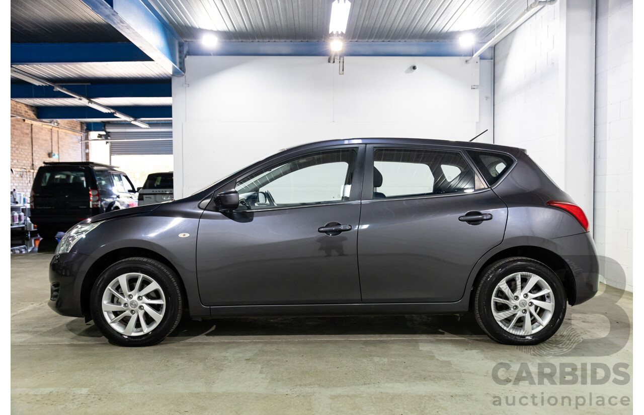 6/2014 Nissan Pulsar ST C12 5d Hatchback Storm Grey Metallic 1.8L