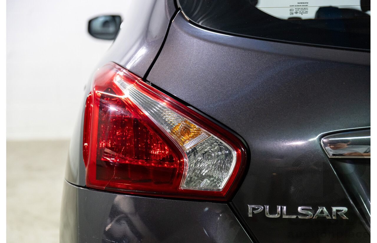 6/2014 Nissan Pulsar ST C12 5d Hatchback Storm Grey Metallic 1.8L