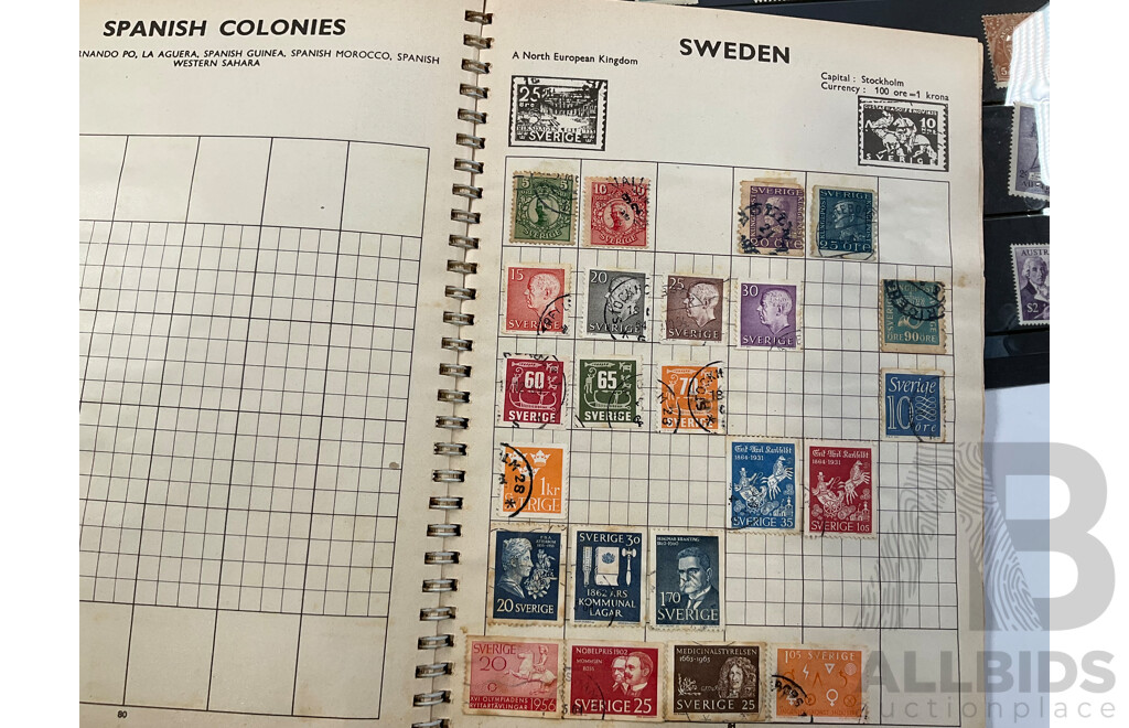 Collection of Australian Mint Stamp Blocks Including Predecimal, Sets,Vintage Fire Engines, Gold Rush, Butterflies, Fungi, Two Dollar Painting Series Block, 1980's Stamp Packs, Russian and International Albums