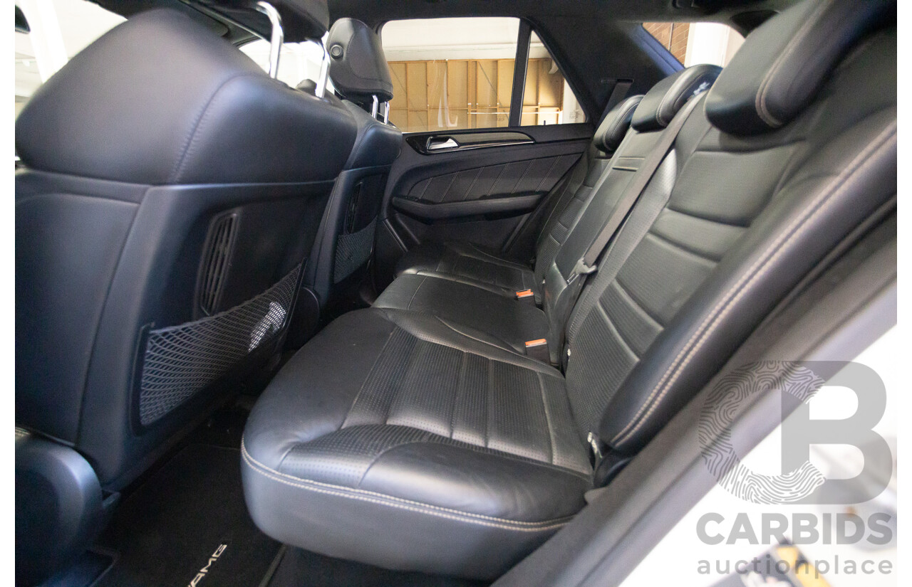 9/2012 Mercedes-Benz ML63 AMG (AWD) 166 4D Wagon Diamond White Twin Turbo V8 5.5L