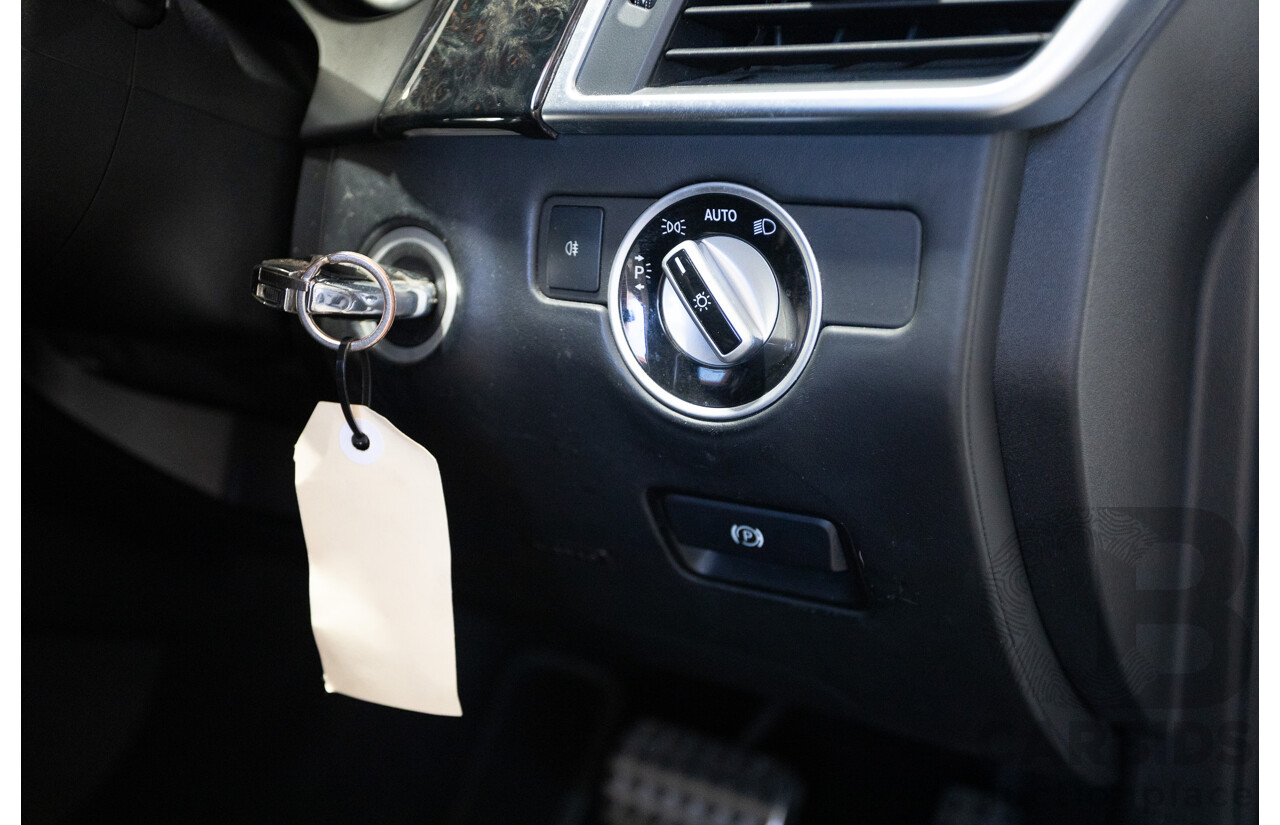 9/2012 Mercedes-Benz ML63 AMG (AWD) 166 4D Wagon Diamond White Twin Turbo V8 5.5L