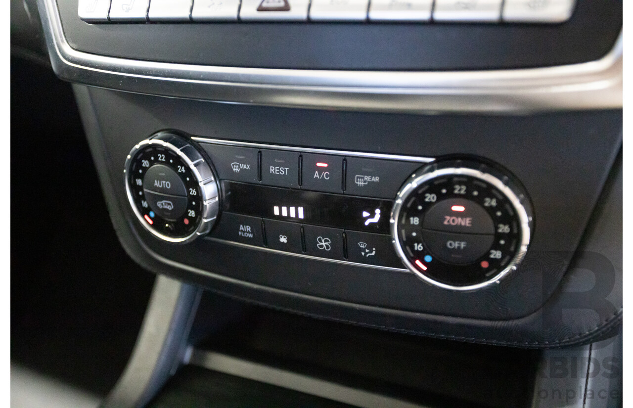 9/2012 Mercedes-Benz ML63 AMG (AWD) 166 4D Wagon Diamond White Twin Turbo V8 5.5L