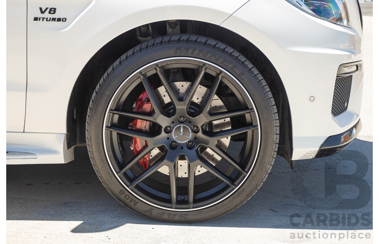 9/2012 Mercedes-Benz ML63 AMG (AWD) 166 4D Wagon Diamond White Twin Turbo V8 5.5L
