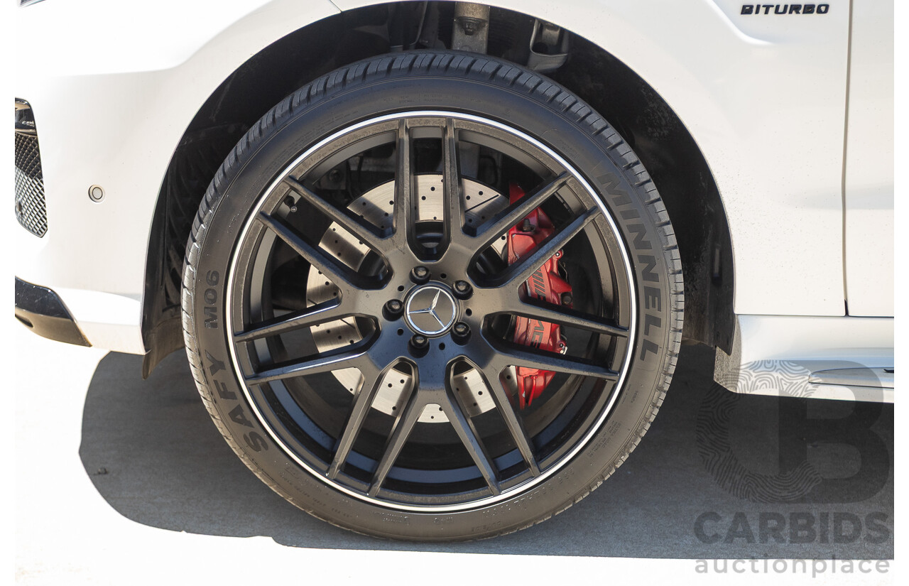 9/2012 Mercedes-Benz ML63 AMG (AWD) 166 4D Wagon Diamond White Twin Turbo V8 5.5L