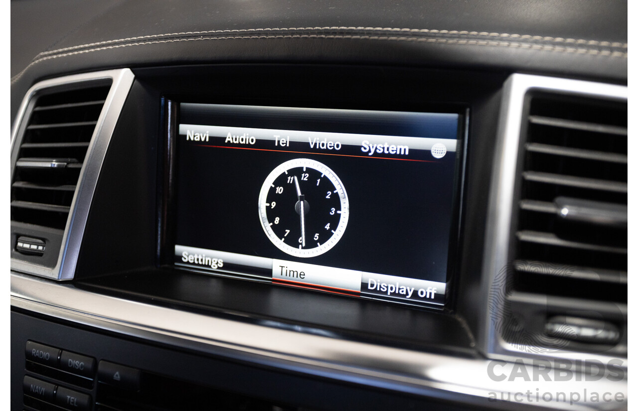 9/2012 Mercedes-Benz ML63 AMG (AWD) 166 4D Wagon Diamond White Twin Turbo V8 5.5L