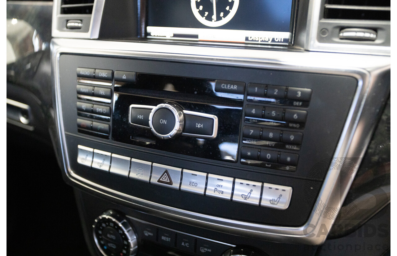 9/2012 Mercedes-Benz ML63 AMG (AWD) 166 4D Wagon Diamond White Twin Turbo V8 5.5L