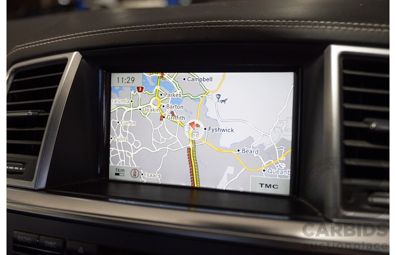 9/2012 Mercedes-Benz ML63 AMG (AWD) 166 4D Wagon Diamond White Twin Turbo V8 5.5L