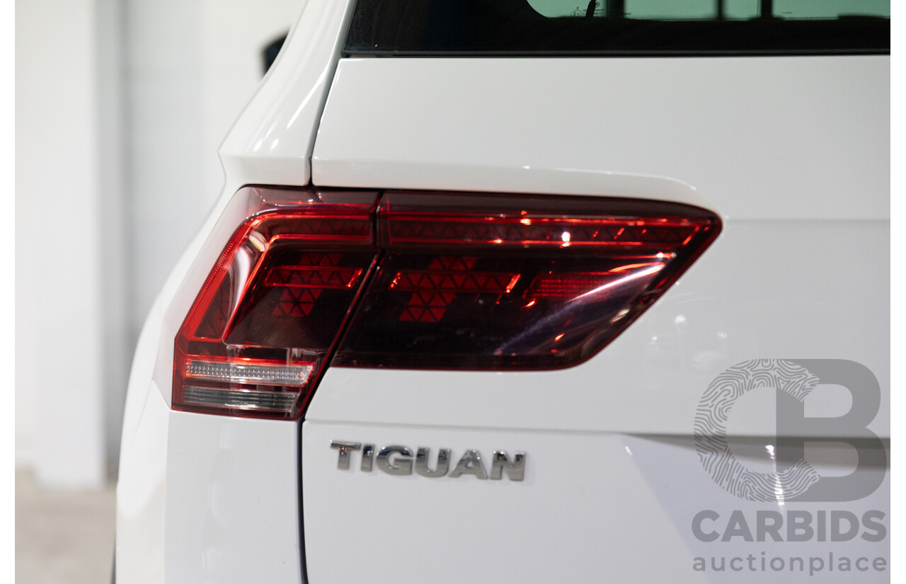 07/2017 Volkswagen Tiguan 140TDI Highline R-Line Package (AWD) 5NA MY18 4d Wagon Pure White Turbo Diesel 2.0L