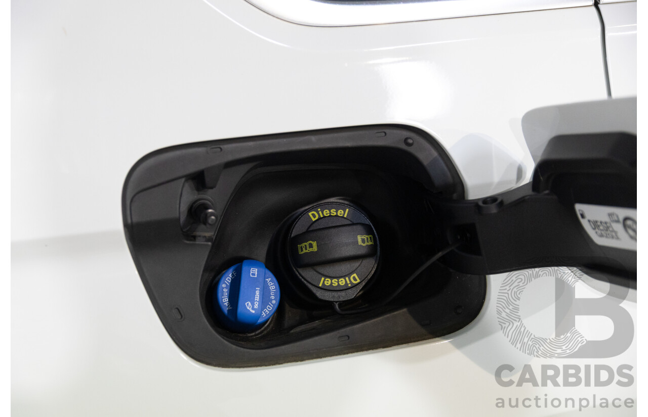 07/2017 Volkswagen Tiguan 140TDI Highline R-Line Package (AWD) 5NA MY18 4d Wagon Pure White Turbo Diesel 2.0L