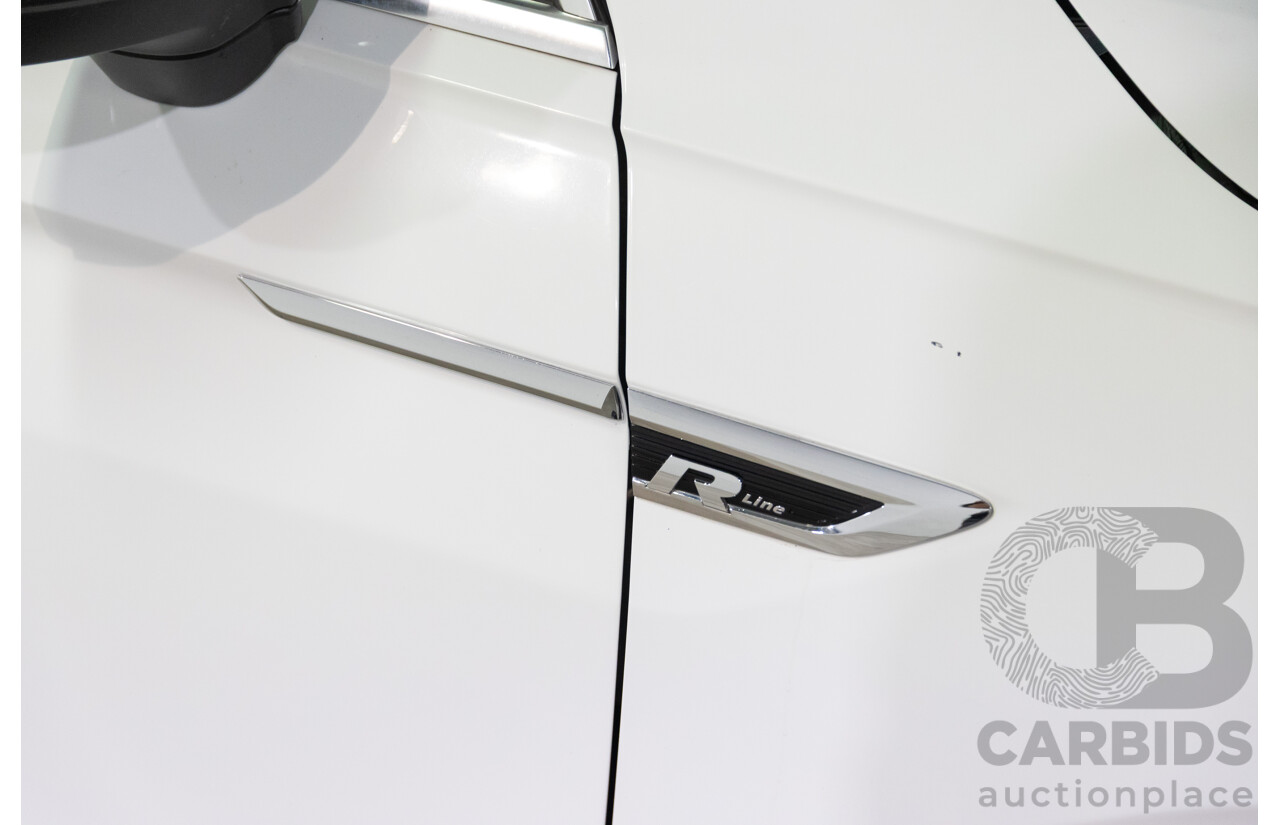 07/2017 Volkswagen Tiguan 140TDI Highline R-Line Package (AWD) 5NA MY18 4d Wagon Pure White Turbo Diesel 2.0L