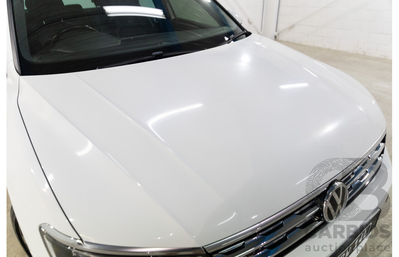 07/2017 Volkswagen Tiguan 140TDI Highline R-Line Package (AWD) 5NA MY18 4d Wagon Pure White Turbo Diesel 2.0L