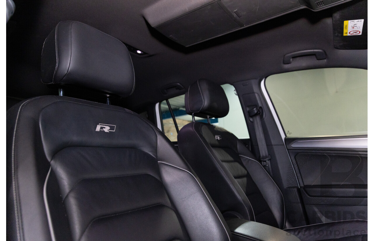 07/2017 Volkswagen Tiguan 140TDI Highline R-Line Package (AWD) 5NA MY18 4d Wagon Pure White Turbo Diesel 2.0L