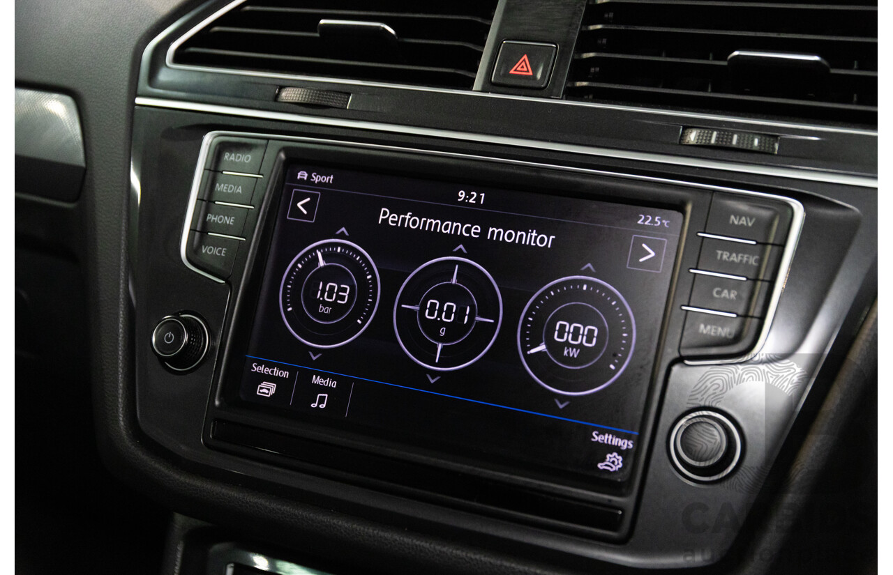 07/2017 Volkswagen Tiguan 140TDI Highline R-Line Package (AWD) 5NA MY18 4d Wagon Pure White Turbo Diesel 2.0L