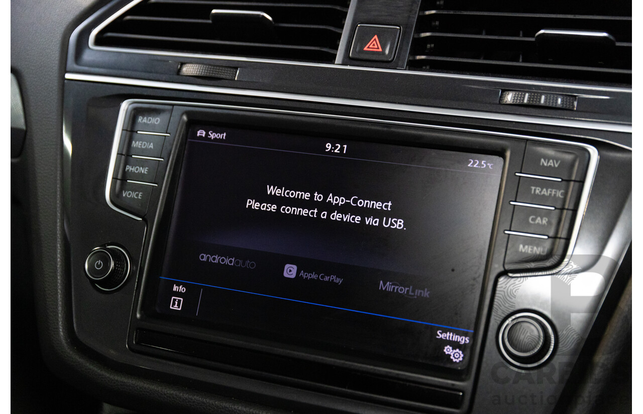 07/2017 Volkswagen Tiguan 140TDI Highline R-Line Package (AWD) 5NA MY18 4d Wagon Pure White Turbo Diesel 2.0L