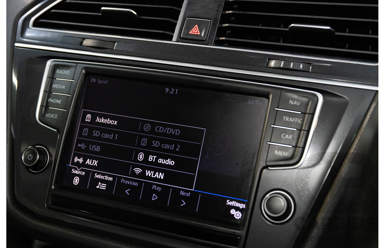 07/2017 Volkswagen Tiguan 140TDI Highline R-Line Package (AWD) 5NA MY18 4d Wagon Pure White Turbo Diesel 2.0L