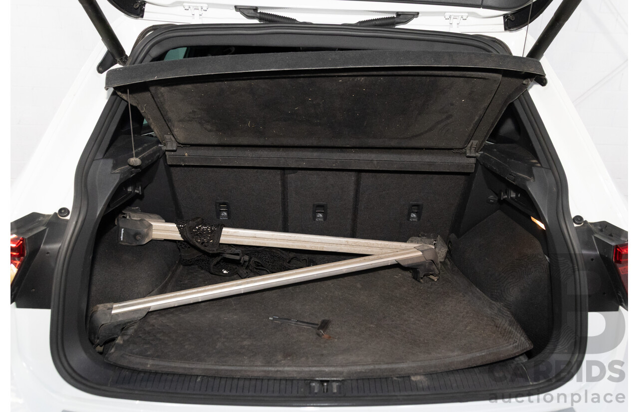 07/2017 Volkswagen Tiguan 140TDI Highline R-Line Package (AWD) 5NA MY18 4d Wagon Pure White Turbo Diesel 2.0L