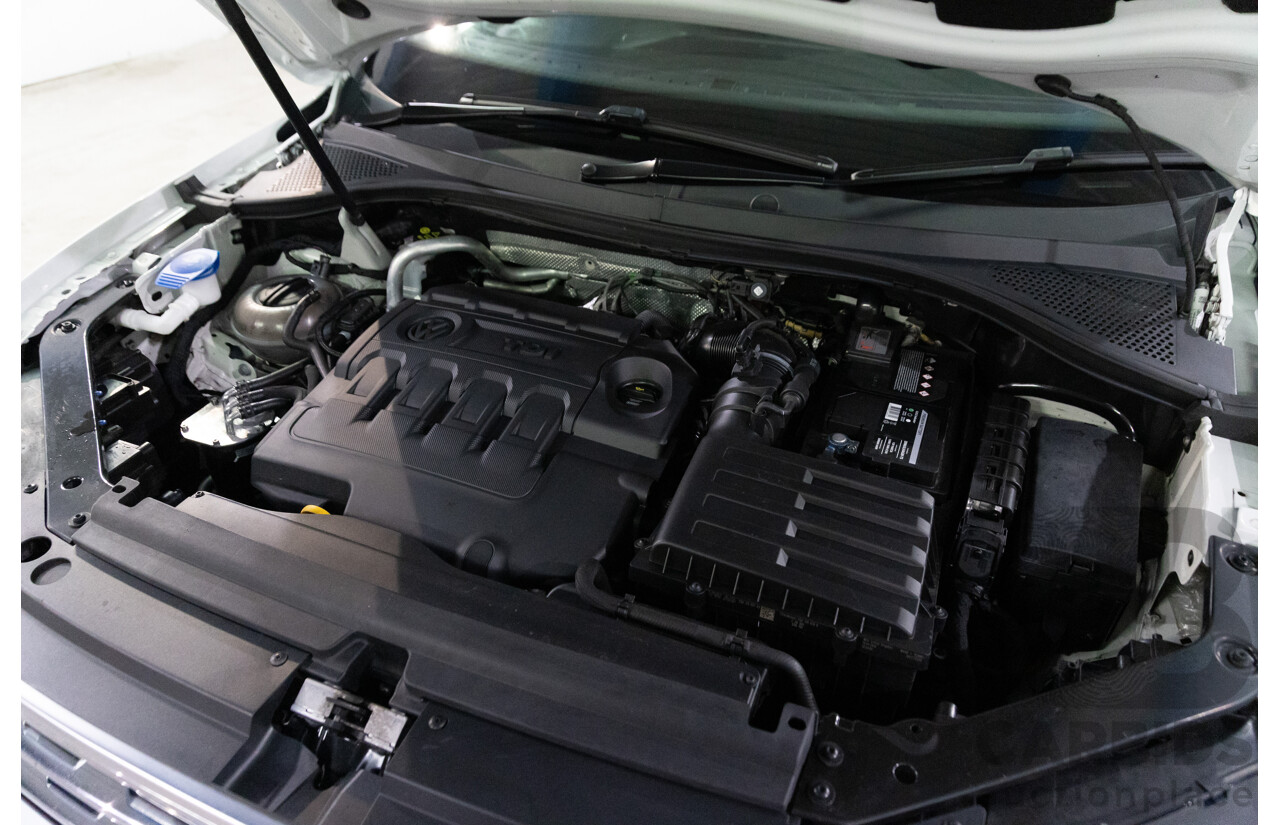 07/2017 Volkswagen Tiguan 140TDI Highline R-Line Package (AWD) 5NA MY18 4d Wagon Pure White Turbo Diesel 2.0L