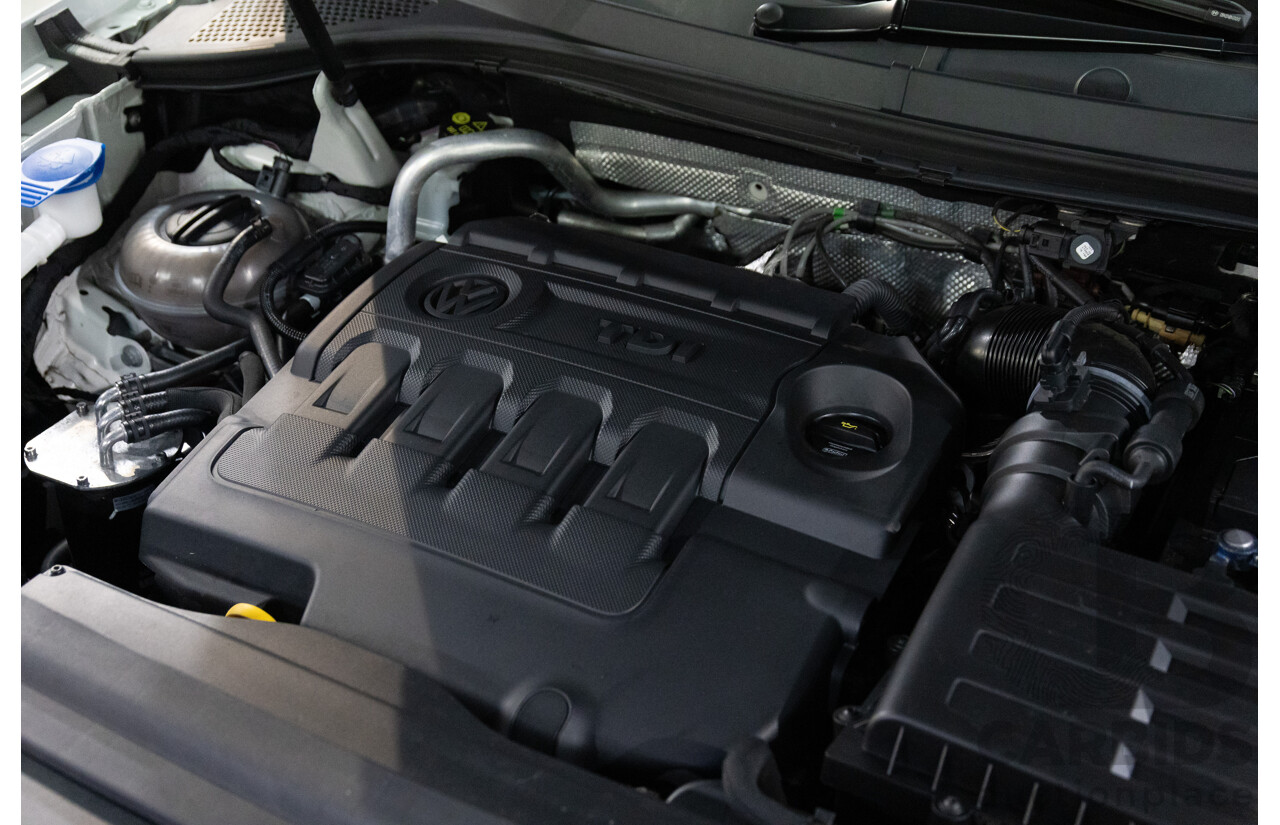 07/2017 Volkswagen Tiguan 140TDI Highline R-Line Package (AWD) 5NA MY18 4d Wagon Pure White Turbo Diesel 2.0L