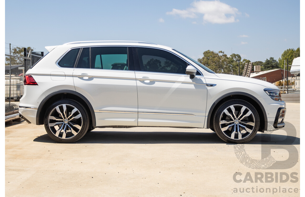 7/2017 Volkswagen Tiguan 140TDI Highline R-Line Package (AWD) 5NA MY18 4d Wagon Pure White Turbo Diesel 2.0L