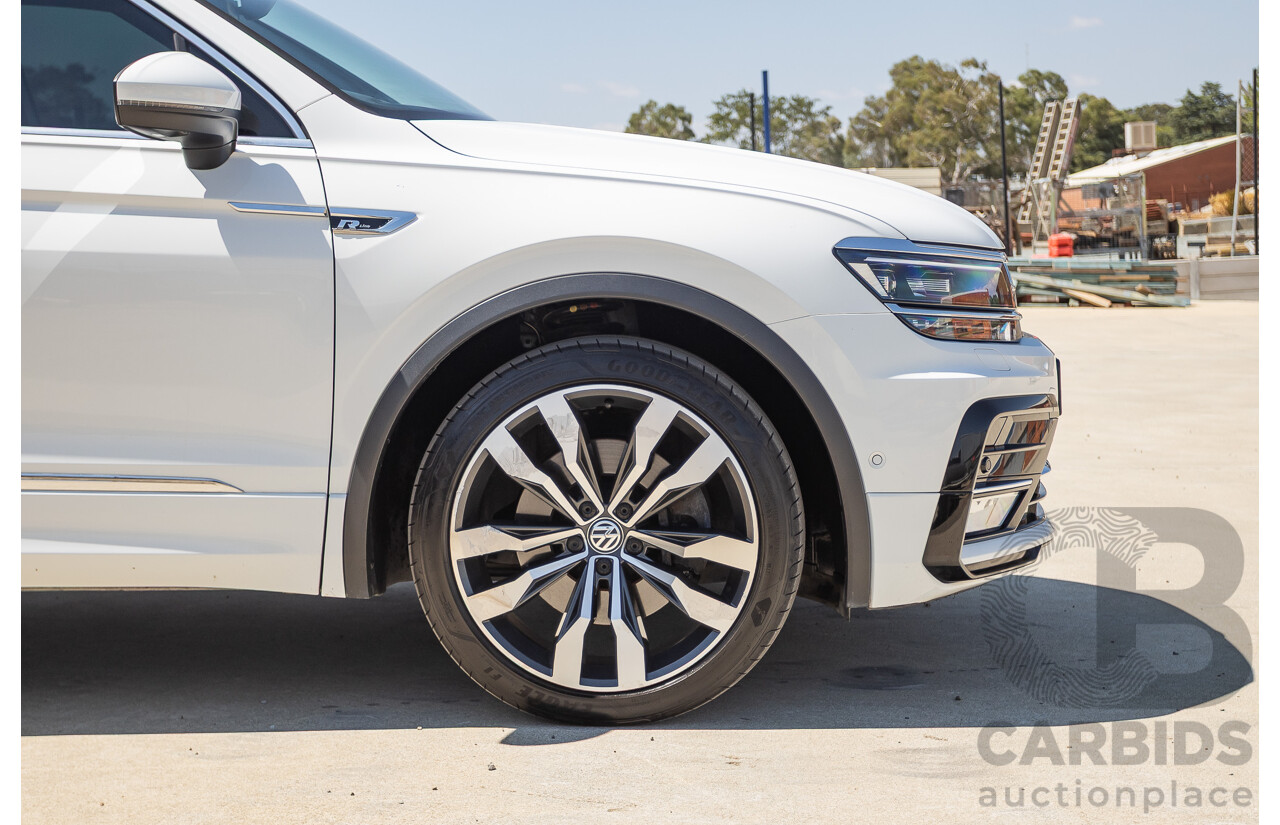 7/2017 Volkswagen Tiguan 140TDI Highline R-Line Package (AWD) 5NA MY18 4d Wagon Pure White Turbo Diesel 2.0L