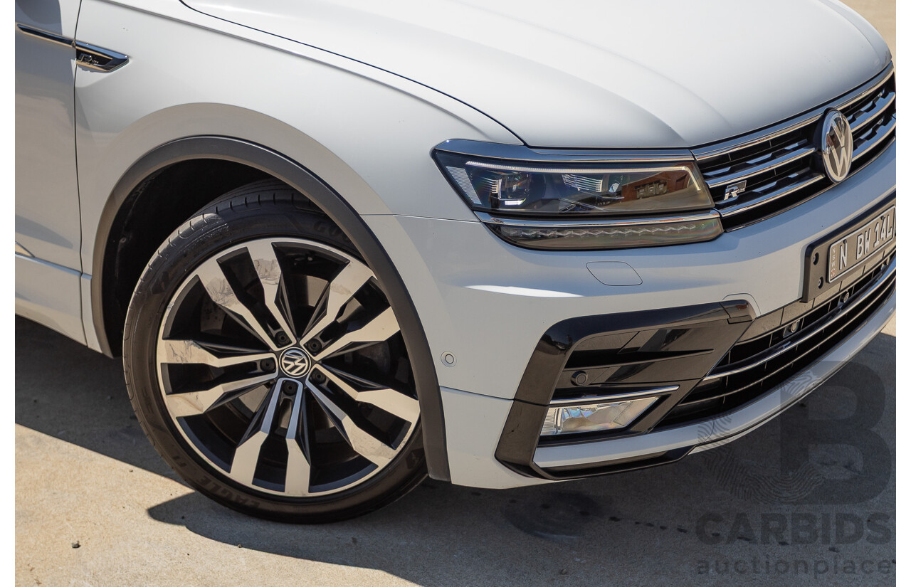 7/2017 Volkswagen Tiguan 140TDI Highline R-Line Package (AWD) 5NA MY18 4d Wagon Pure White Turbo Diesel 2.0L