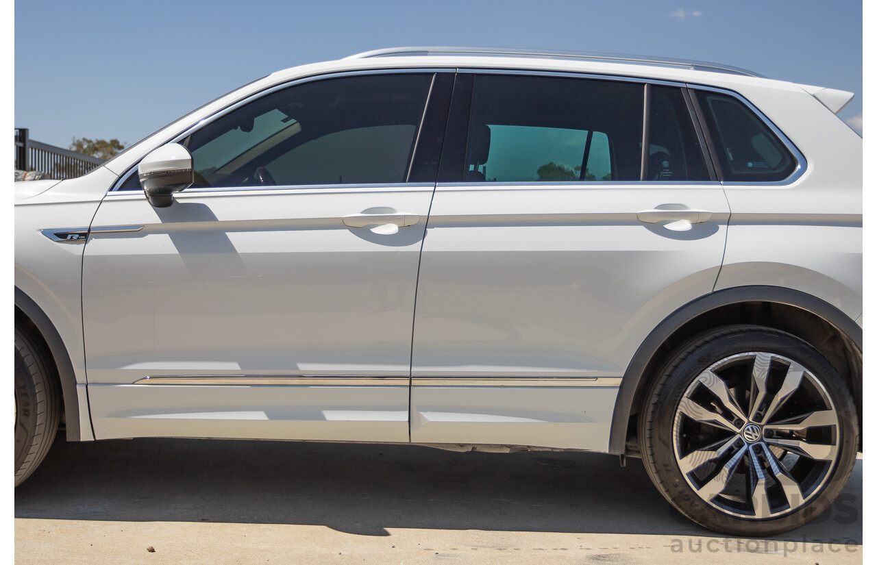 7/2017 Volkswagen Tiguan 140TDI Highline R-Line Package (AWD) 5NA MY18 4d Wagon Pure White Turbo Diesel 2.0L